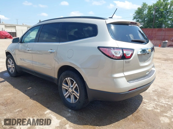 2015 Chevrolet Traverse LT z VIN 1GNKRHKD7FJ109076, wystawiony jako IAAI lot #42032817 z przebiegiem 62 830 mil mil oraz . Historia ofert i sprzedaży dostępna na DreamBid. Obrazek 3.