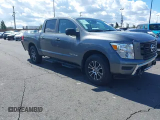 2022 Nissan Titan S with VIN 1N6AA1EC8NN108027, listed as a IAAI auction lot 41152190 with 36,014 mi miles and . Bid and sale history available at DreamBid. Image 1.