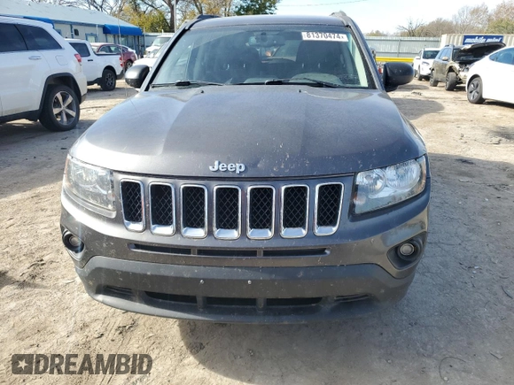 2017 Jeep Compass Sport with VIN 1C4NJCBA1HD147734, listed as a Copart auction lot 81370474 with 130,906 mi miles and Salvage Title. Bid and sale history available at carsss.com. Image 5.