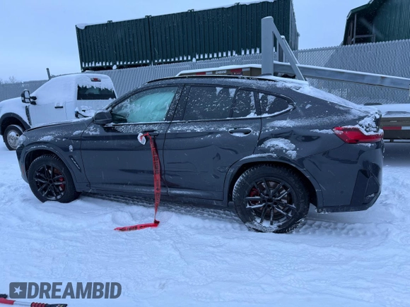 2023 BMW X4 M40i z VIN 5UX43DT03P9S61199, wystawiony jako Copart lot #86424734 z przebiegiem Nie podano mil oraz Szkody całkowita. Historia ofert i sprzedaży dostępna na DreamBid. Obrazek 10.
