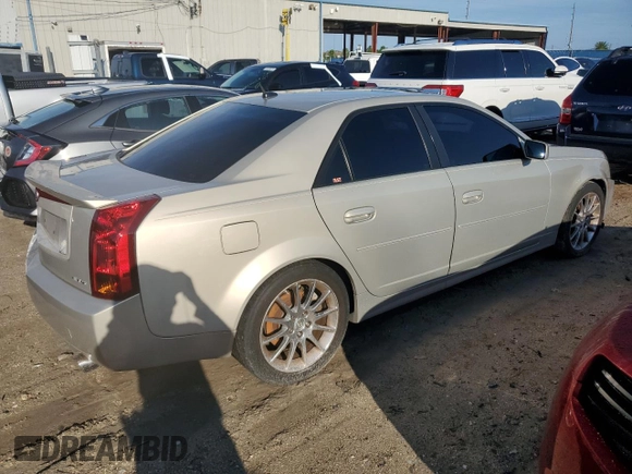 2007 Cadillac CTS with VIN 1G6DP577X70135657, listed as a Copart auction lot 74040164 with 0 mi miles and Salvage Title. Bid and sale history available at carsss.com. Image 3.