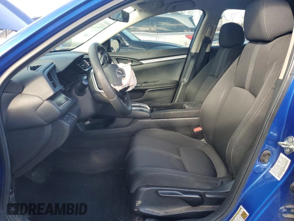 2019 Honda Civic Sedan LX with VIN 19XFC2F61KE038744, listed as a Copart auction lot 85879744 with 0 mi miles and Salvage Title. Bid and sale history available at carsss.com. Image 7.