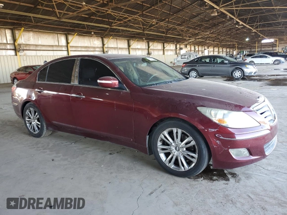2009 Hyundai Genesis with VIN KMHGC46E99U026064, listed as a Copart auction lot 73573634 with 201,086 mi miles and Clean Title. Bid and sale history available at carsss.com. Image 4.
