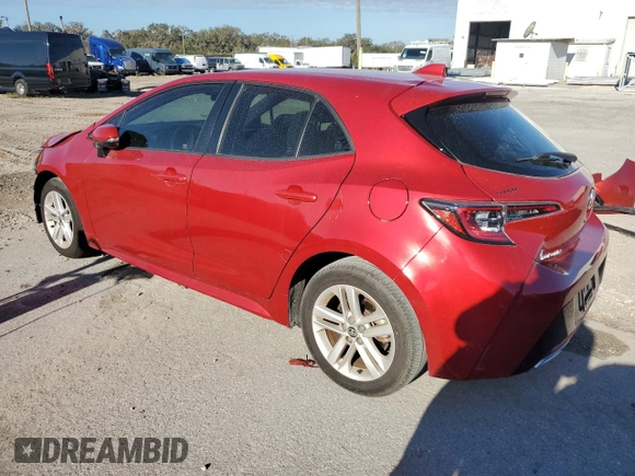 2021 Toyota Corolla Hatchback SE with VIN JTND4MBE6M3120200, listed as a Copart auction lot 78694934 with 45,571 mi miles and Non Repairable. Bid and sale history available at carsss.com. Image 2.