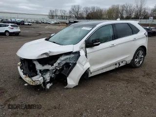 2015 Ford Edge Titanium with VIN 2FMTK4K84FBC31892, listed as a Copart auction lot 51131515 with 112,321 mi miles and Clean Title. Bid and sale history available at carsss.com. Image 1.