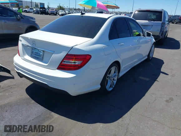 2014 Mercedes-Benz C C 250 Sport with VIN WDDGF4HB3EA965176, listed as a IAAI auction lot 41870150 with 211,085 mi miles. Bid and sale history available at carsss.com. Image 4.