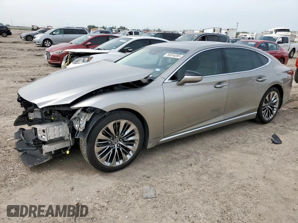 2020 Lexus LS 500 с VIN JTHD51FF0L5011509, выставлен на аукционе Copart как лот 56854095 с пробегом 34 215 миль миль и Списание • Salvage title. История ставок и продаж доступна на DreamBid. Изображение 1.