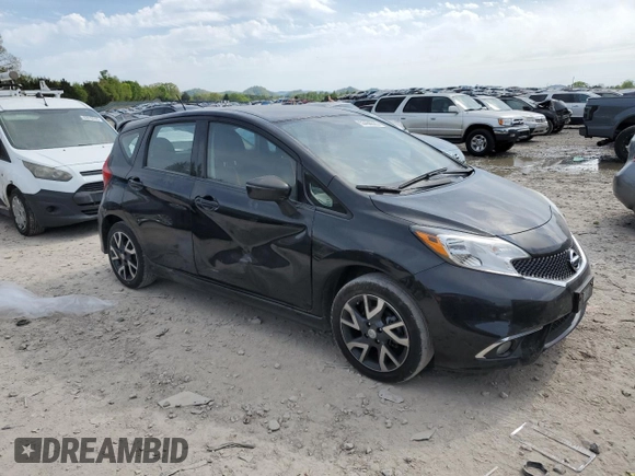 2015 Nissan Note S z VIN 3N1CE2CP9FL363477, wystawiony jako Copart lot #53486505 z przebiegiem 96 576 mil mil oraz Czysty tytuł • Clean title. Historia ofert i sprzedaży dostępna na DreamBid. Obrazek 4.
