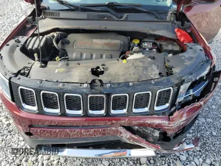 2021 Jeep Compass Limited with VIN 3C4NJDCB2MT504338, listed as a Copart auction lot 55985595 with 19,735 mi miles and Salvage Title. Bid and sale history available at DreamBid. Image 12.