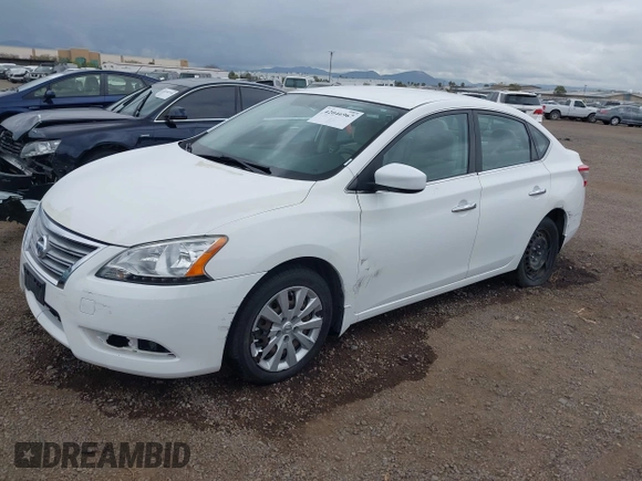 2015 Nissan Sentra S with VIN 3N1AB7AP4FY229253, listed as a IAAI auction lot 42046967 with 63,993 mi miles. Bid and sale history available at carsss.com. Image 2.