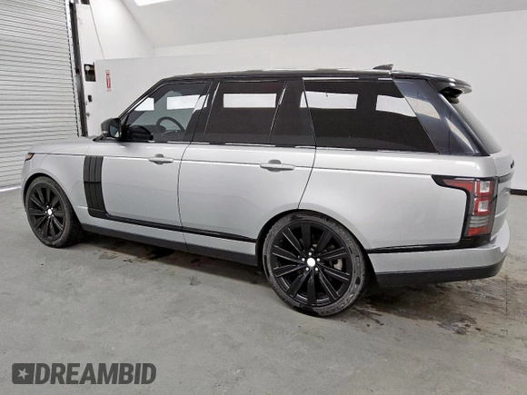 2017 Land Rover Range Rover HSE with VIN SALGS2FV3HA372373, listed as a Copart auction lot 63563735 with 107,473 mi miles and Clean title. Bid and sale history available at DreamBid. Image 2.