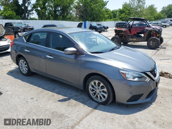 2019 Nissan Sentra S with VIN 3N1AB7AP2KY302226, listed as a Copart auction lot 60117335 with 99,116 mi miles and Salvage title. Bid and sale history available at DreamBid. Image 4.
