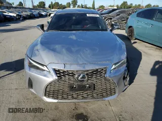 2023 Lexus IS with VIN JTHCA1D22P5125427, listed as a Copart auction lot 80538304 with 16,182 mi miles and Salvage Title. Bid and sale history available at carsss.com. Image 5.