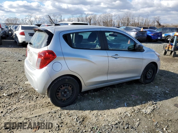2020 Chevrolet Spark LS with VIN KL8CB6SA3LC421089, listed as a Copart auction lot 47318845 with 91,100 mi miles and Salvage Title. Bid and sale history available at DreamBid. Image 3.