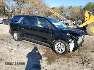 2024 Kia Carnival LX with VIN KNDNB4H32R6384556, listed as a Copart auction lot 84442384 with 22,921 mi miles and Salvage Title. Bid and sale history available at carsss.com. Image 4.