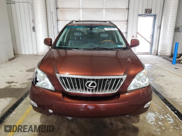 2008 Lexus RX with VIN JTJHK31U682033582, listed as a Copart auction lot 53038175 with 230,948 mi miles and Salvage Title. Bid and sale history available at carsss.com. Image 5.