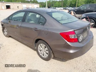 2012 Honda Civic LX with VIN 2HGFB2F57CH528266, listed as a IAAI auction lot 42094846 with 120,244 mi miles and . Bid and sale history available at DreamBid. Image 3.