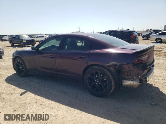 2020 Dodge Charger SXT with VIN 2C3CDXBG0LH199933, listed as a Copart auction lot 53149465 with 55,259 mi miles and Salvage Title. Bid and sale history available at carsss.com. Image 2.