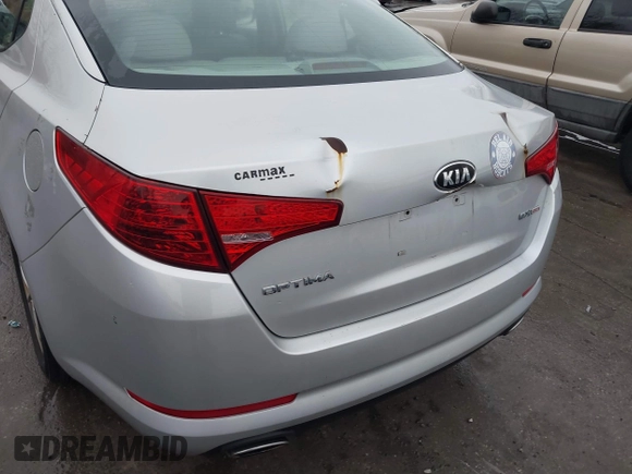 2013 Kia Optima EX with VIN 5XXGN4A78DG187706, listed as a IAAI auction lot 41424932 with 116,625 mi miles and . Bid and sale history available at DreamBid. Image 20.