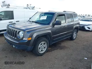 2016 Jeep Patriot Sport SE with VIN 1C4NJPBA1GD722176, listed as a IAAI auction lot 41549744 with 108,550 mi miles and . Bid and sale history available at carsss.com. Image 2.