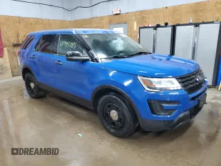 2019 Ford Police Interceptor Utility z VIN 1FM5K8AT5KGB15724, wystawiony jako Copart lot #55945185 z przebiegiem 108 429 mil mil oraz Tytuł czysty. Historia ofert i sprzedaży dostępna na DreamBid. Obrazek 4.