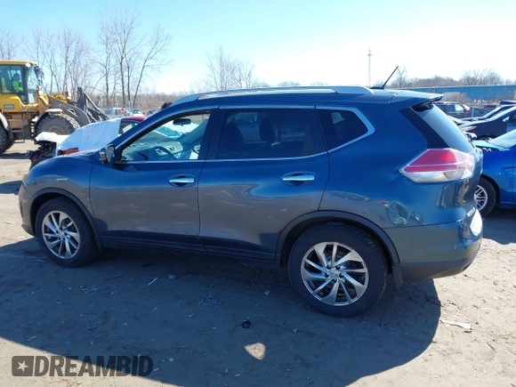 2014 Nissan Rogue S with VIN 5N1AT2MV1EC820635, listed as a IAAI auction lot 41814010 with 168,926 mi miles. Bid and sale history available at carsss.com. Image 15.