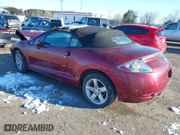 2007 Mitsubishi Eclipse GT with VIN 4A3AL35T17E001300, listed as a IAAI auction lot 41326985 with 92,396 mi miles and . Bid and sale history available at DreamBid. Image 3.