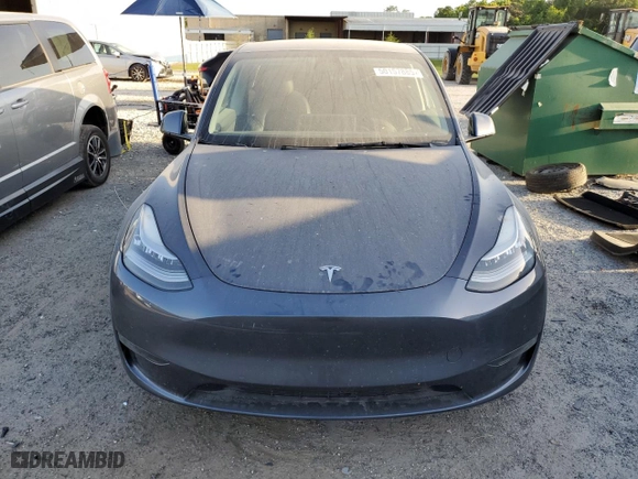 2021 Tesla Model Y Long Range with VIN 5YJYGAEE5MF211422, listed as a Copart auction lot 50157885 with 43,415 mi miles and Salvage Title. Bid and sale history available at carsss.com. Image 5.