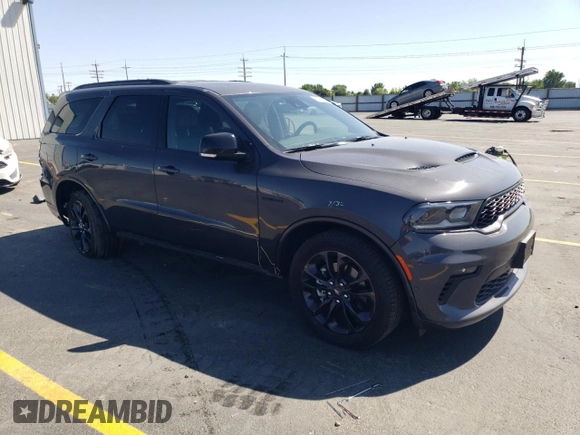 2023 Dodge Durango R/T Plus с VIN 1C4SDJCT9PC696004, выставлен на аукционе Copart как лот 60973305 с пробегом 11 201 миль миль и Списание • Salvage title. История ставок и продаж доступна на DreamBid. Изображение 4.