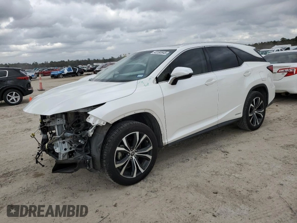 2018 Lexus RX with VIN JTJDGKCA4J2003743, listed as a Copart auction lot 43180945 with 82,556 mi miles and Salvage Title. Bid and sale history available at carsss.com. Image 1.