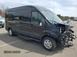 2024 Ford Transit Passenger XL with VIN 1FBAX2C87RKA89021, listed as a Copart auction lot 54859575 with 28,791 mi miles and Salvage title. Bid and sale history available at DreamBid. Image 4.