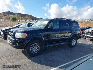2007 Toyota Sequoia SR5 with VIN 5TDZT34A47S288132, listed as a IAAI auction lot 41593868 with 101,087 mi miles. Bid and sale history available at carsss.com. Image 14.