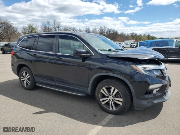 2018 Honda Pilot EX-L with VIN 5FNYF5H50JB023926, listed as a Copart auction lot 53057945 with 57,851 mi miles and Salvage Title. Bid and sale history available at carsss.com. Image 4.