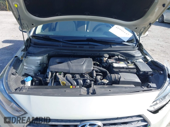 2018 Hyundai Accent SE with VIN 3KPC24A36JE033486, listed as a IAAI auction lot 41995147 with 75,599 mi miles. Bid and sale history available at carsss.com. Image 10.