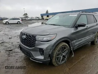 2025 Ford Explorer ST-Line with VIN 1FMUK8KH0SGA05900, listed as a Copart auction lot 86958044 with 1,802 mi miles and Non Repairable. Bid and sale history available at carsss.com. Image 11.