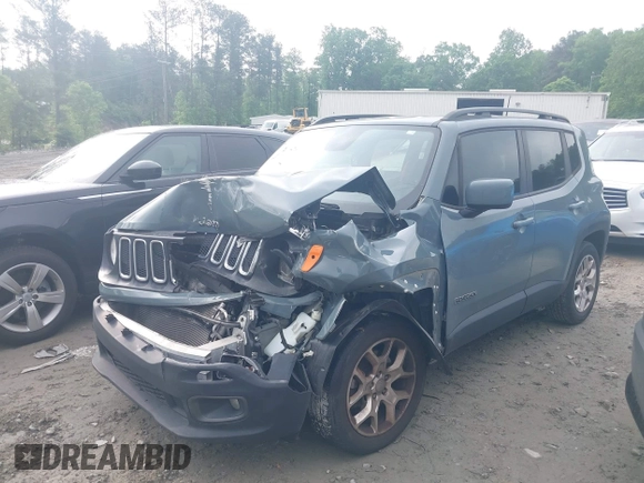2018 Jeep Renegade Altitude with VIN ZACCJABB1JPJ40873, listed as a IAAI auction lot 42124424 with Not provided miles and . Bid and sale history available at DreamBid. Image 2.