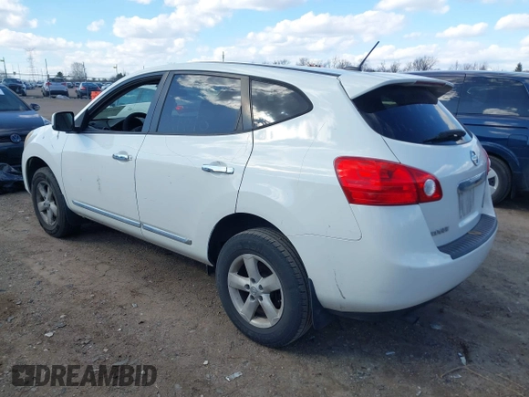 2013 Nissan Rogue S with VIN JN8AS5MT4DW532892, listed as a IAAI auction lot 41876158 with 112,324 mi miles. Bid and sale history available at carsss.com. Image 3.