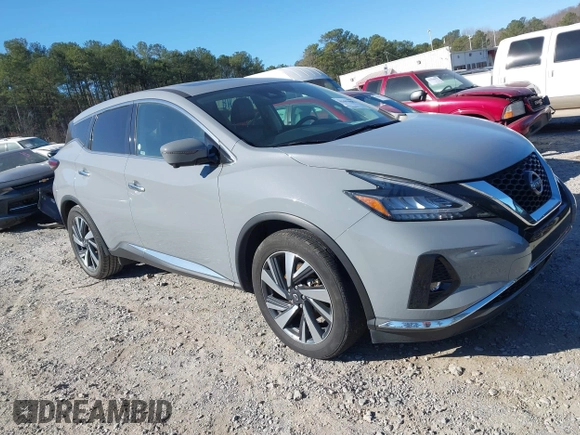 2023 Nissan Murano SL with VIN 5N1AZ2CJ3PC131292, listed as a IAAI auction lot 41694882 with 57,747 mi miles and . Bid and sale history available at DreamBid. Image 1.