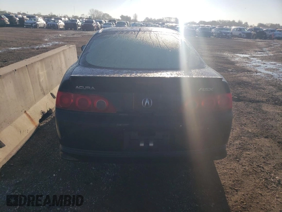 2005 Acura RSX Type-S with VIN JH4DC53045S000949, listed as a Copart auction lot 73118744 with 184,388 mi miles and Salvage Title. Bid and sale history available at carsss.com. Image 6.