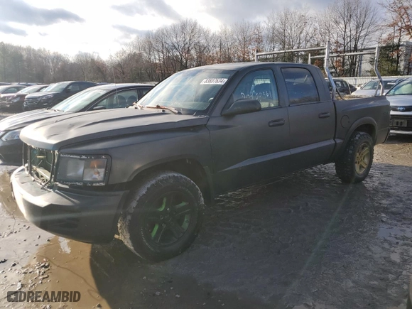 2010 Dodge Dakota Bighorn/Lonestar with VIN 1D7CW3GK0AS200697, listed as a Copart auction lot 83837634 with 206,177 mi miles and Clean Title. Bid and sale history available at carsss.com. Image 1.