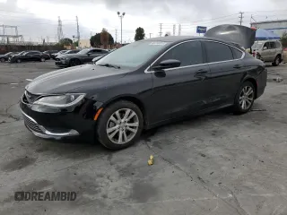 2016 Chrysler 200 Limited with VIN 1C3CCCAB1GN185635, listed as a Copart auction lot 86758014 with 123,122 mi miles and Salvage Title. Bid and sale history available at carsss.com. Image 1.