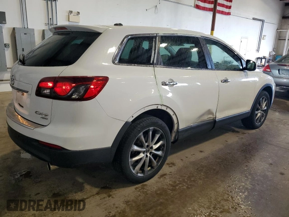 2014 Mazda CX-9 Grand Touring z VIN JM3TB3DV9E0428632, wystawiony jako Copart lot #59928885 z przebiegiem 83 697 mil mil oraz Szkoda całkowita • Salvage title. Historia ofert i sprzedaży dostępna na DreamBid. Obrazek 3.