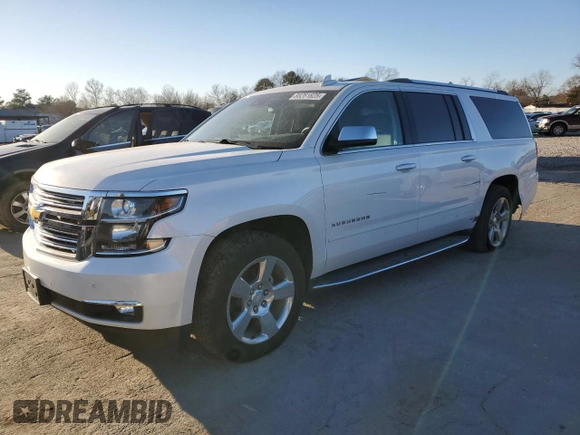 2017 Chevrolet Suburban Premier with VIN 1GNSCJKC5HR361378, listed as a Copart auction lot 88261625 with 68,992 mi miles and Salvage title. Bid and sale history available at DreamBid. Image 1.