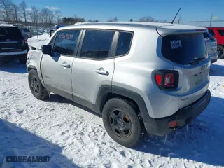 2016 Jeep Renegade Sport with VIN ZACCJBAT8GPC79331, listed as a IAAI auction lot 41363699 with 174,603 mi miles. Bid and sale history available at carsss.com. Image 3.