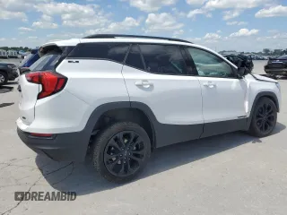2021 GMC Terrain SLE with VIN 3GKALTEV6ML336654, listed as a Copart auction lot 55979675 with 75,232 mi miles and Clean title. Bid and sale history available at DreamBid. Image 3.