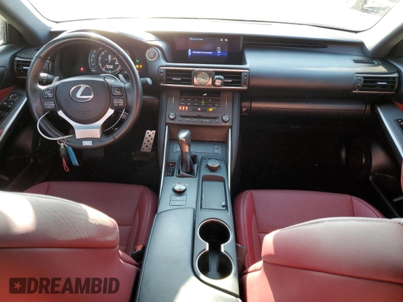 2020 Lexus IS 350 F Sport with VIN JTHGZ1E27L5017792, listed as a Copart auction lot 60219315 with 45,023 mi miles and Salvage title. Bid and sale history available at DreamBid. Image 8.