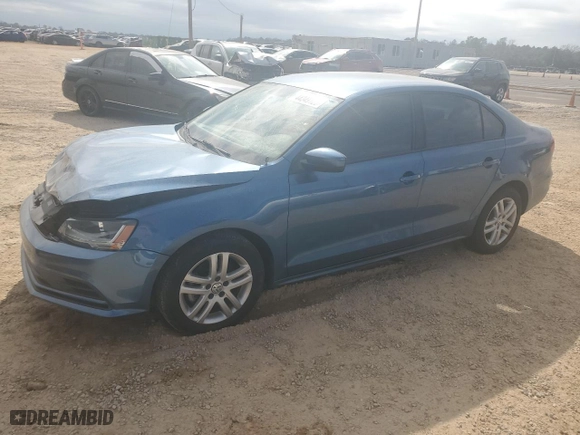 2018 Volkswagen Jetta 1.4T S with VIN 3VW2B7AJ7JM231962, listed as a Copart auction lot 44349125 with 104,938 mi miles and Salvage Title. Bid and sale history available at carsss.com. Image 1.