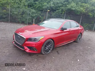 2020 Genesis G80 Sport z VIN KMTFN4JB4LU331052, wystawiony jako IAAI lot #42354239 z przebiegiem 9814 mil mil oraz . Historia ofert i sprzedaży dostępna na DreamBid. Obrazek 2.