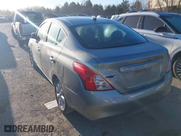 2012 Nissan Versa SL with VIN 3N1CN7AP8CL889143, listed as a IAAI auction lot 41831417 with 172,578 mi miles. Bid and sale history available at carsss.com. Image 3.