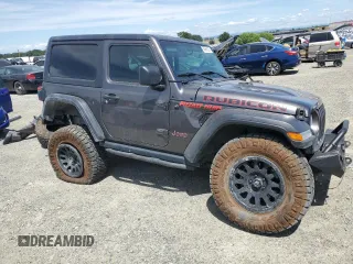 2020 Jeep Wrangler Rubicon z VIN 1C4HJXCG6LW242469, wystawiony jako Copart lot #56965025 z przebiegiem Nie podano mil oraz Szkoda całkowita • Salvage title. Historia ofert i sprzedaży dostępna na DreamBid. Obrazek 4.